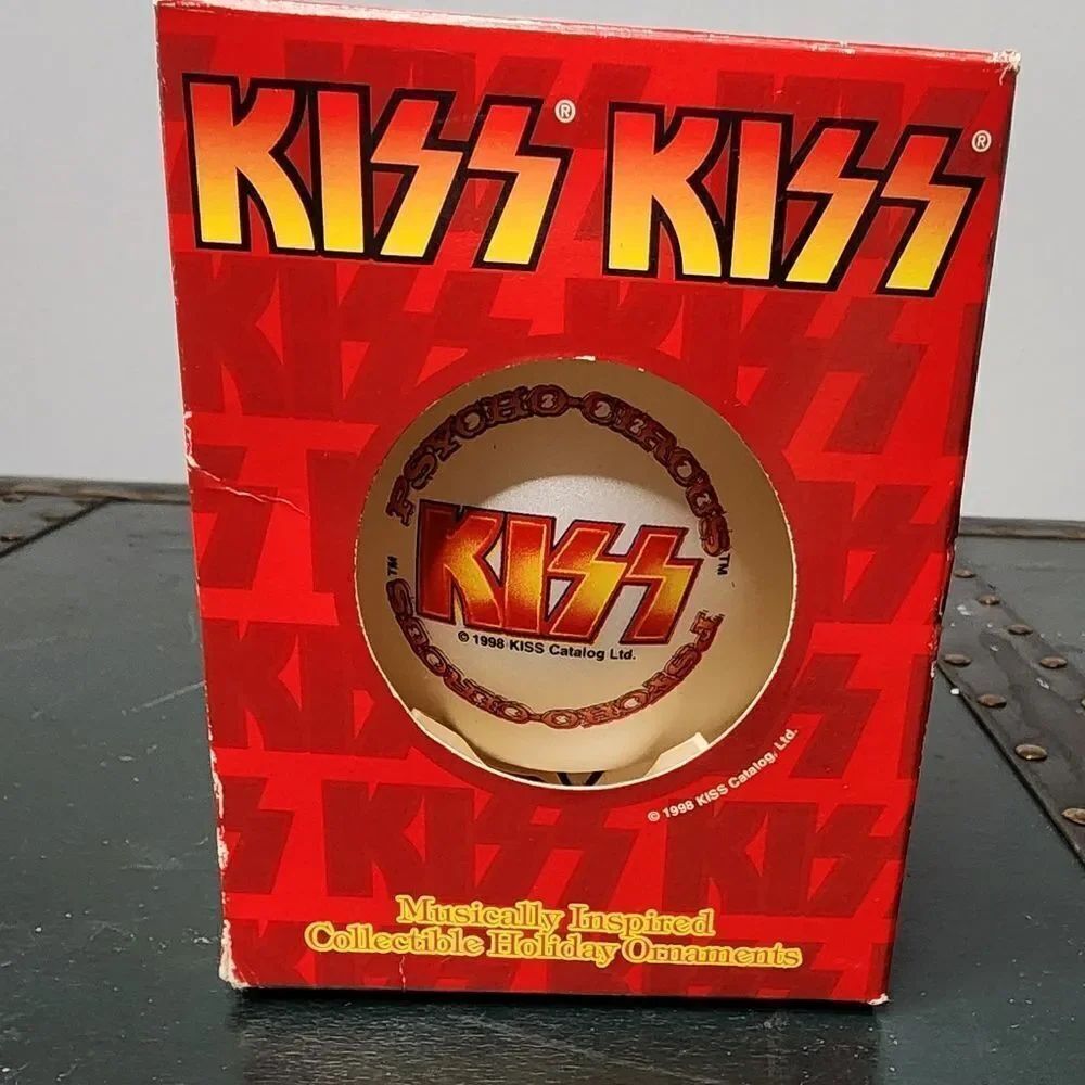 Kiss Army 1988 Collectible Holiday Ornament Rock And Roll Over Album Cover NEW